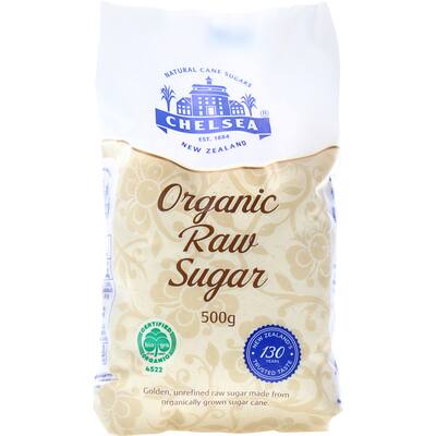 chelsea organic sugar raw