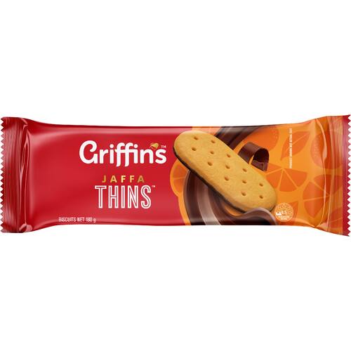 Griffins Chocolate Biscuits Jaffa Thins