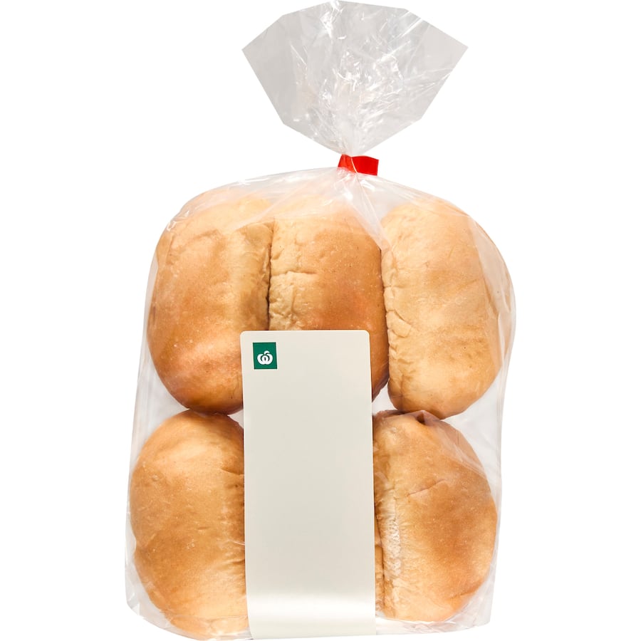 Woolworths Burger Buns Plain