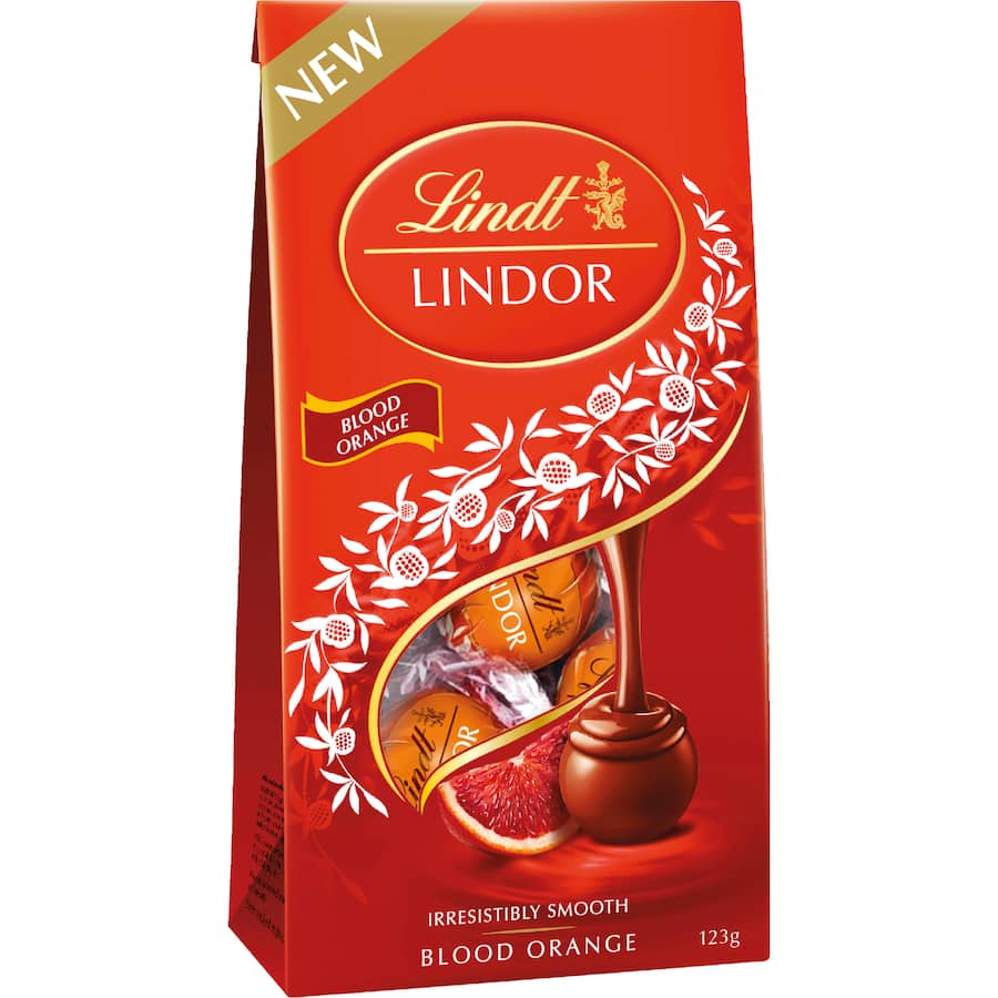Lindt Lindor Chocolate Sharepack Blood Orange
