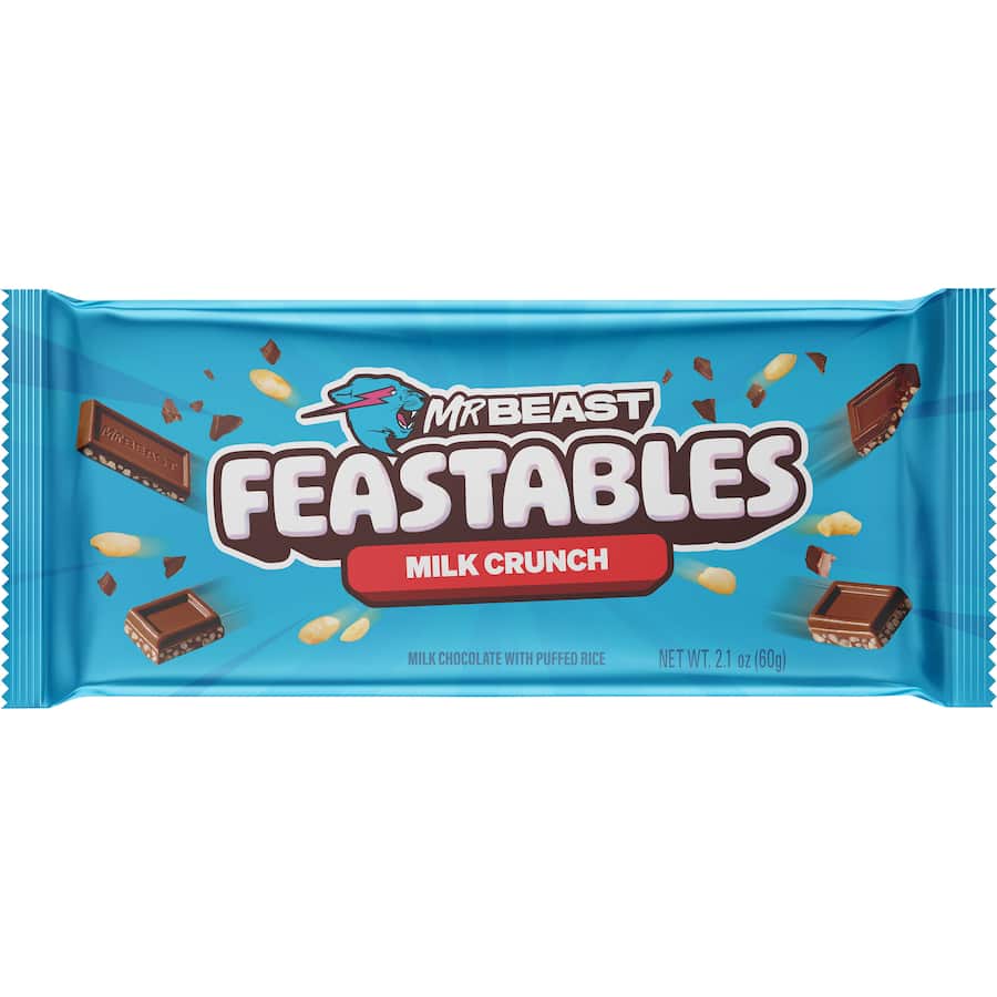 Feastables Mr Beast Chocolate Block Milk Crunch