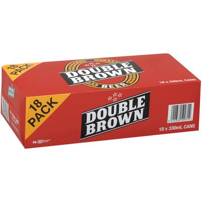 double brown beer lager