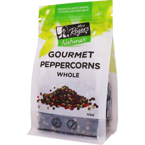 Mrs Rogers Naturals Peppercorns Gourmet