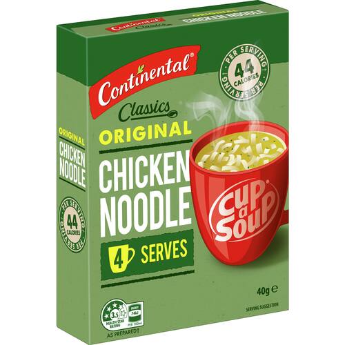 Continental Cup A Soup Instant Soup Chicken Noodle 40g