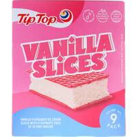 Tip Top Vanilla Slice 9 pack