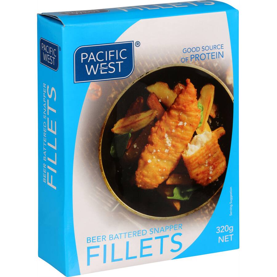 Pacific West Fish Fillets Beer Batter Snapper