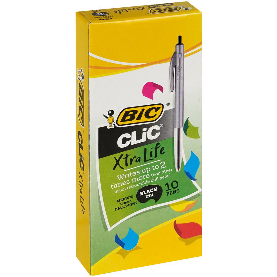 Bic Clic 2000 Pens Black