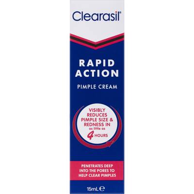 clearasil ultra rapid action pimple cream 
