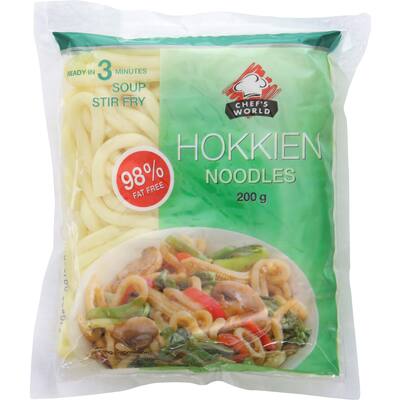 chefs world hokkien noodles 
