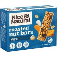 Nice & Natural Yoghurt Roasted Nut Bars 192g