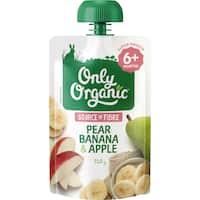 Only Organic Pear Banana & Apple 6+ Months