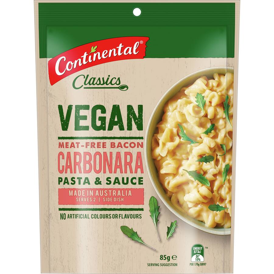 Continental Pasta & Sauce Carbonara Vegan