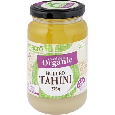 macro organic hulled tahini 