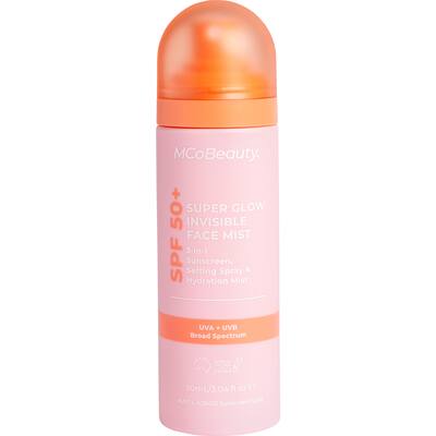mcobeauty face mist super glow invisible spf 50+