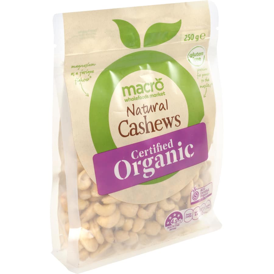 Macro Organic Natural Cashews Raw