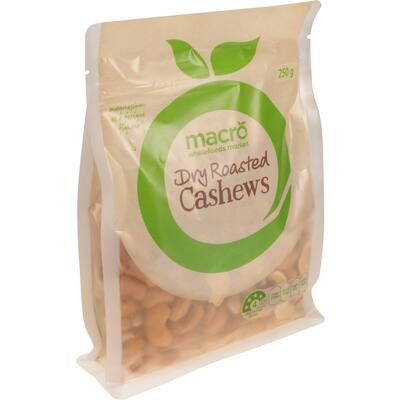 macro cashews dry roasted
