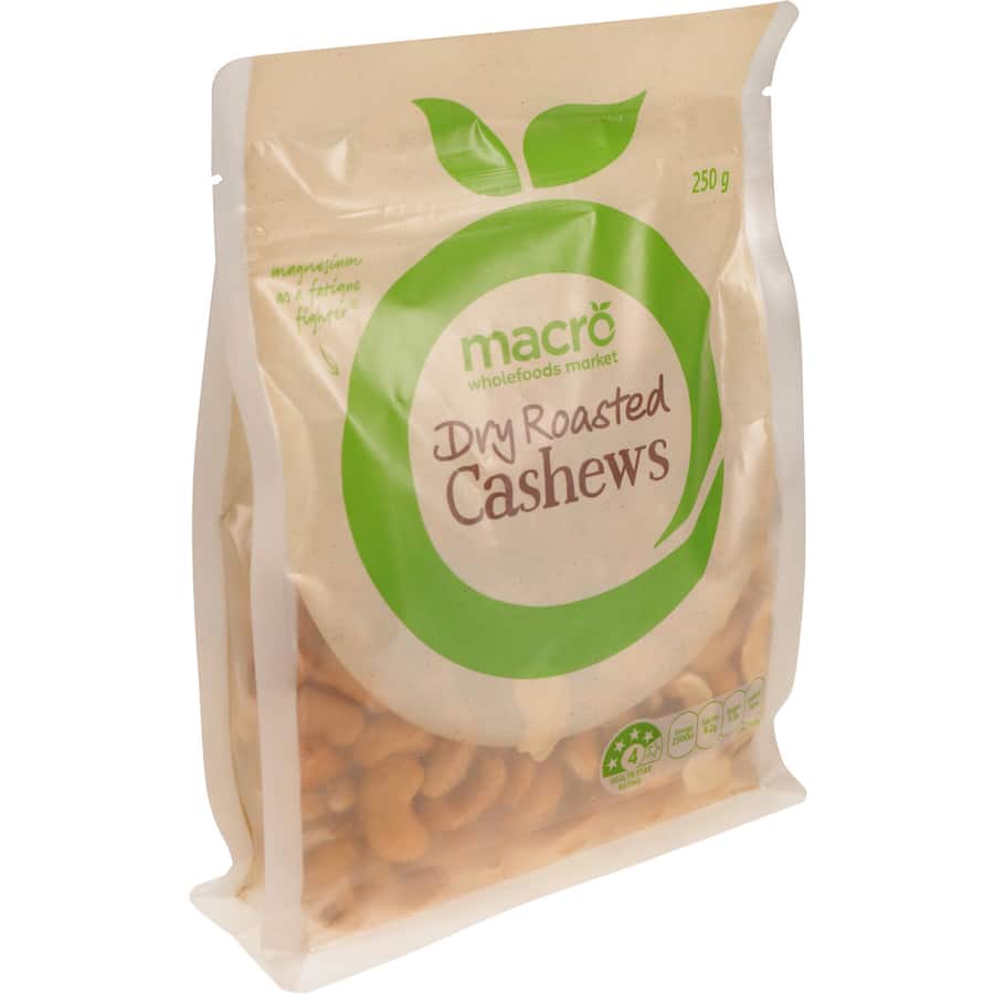 Macro Cashews Dry Roasted