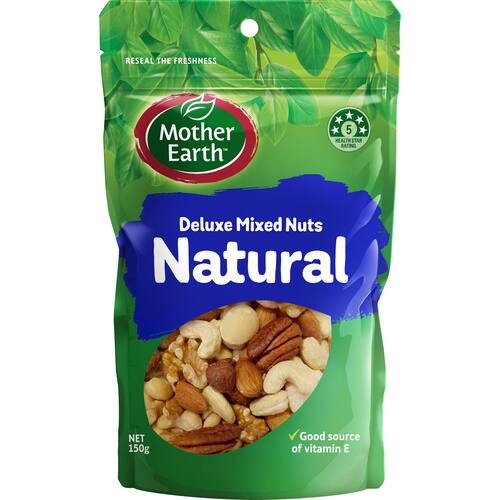 Mother Earth Snack Mix Deluxe Natural