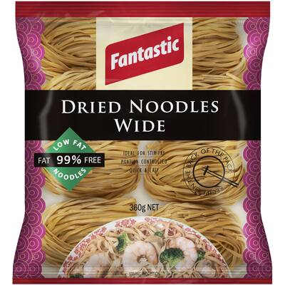 fantastic dried noodles wide
