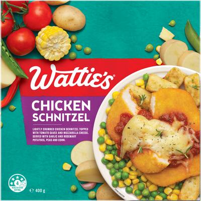 watties frozen meal chicken schnitzel