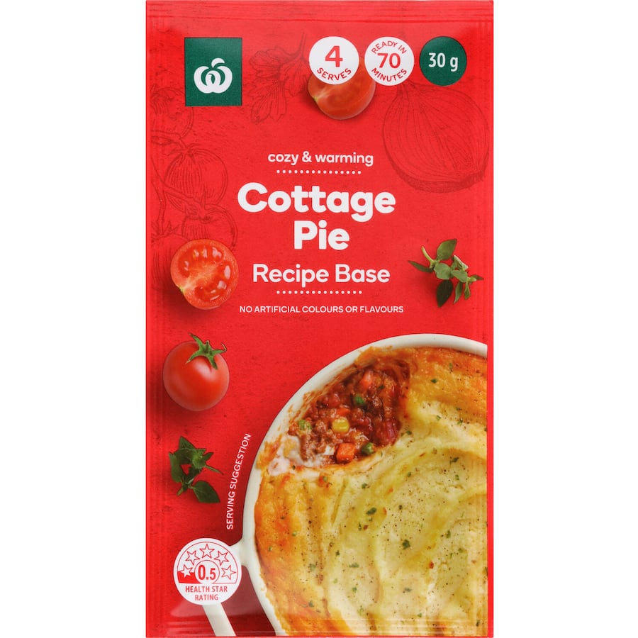 Woolworths Recipe Base Cottage Pie
