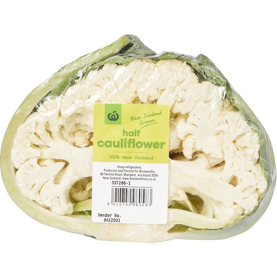 Fresh Vegetable Cauliflower Half