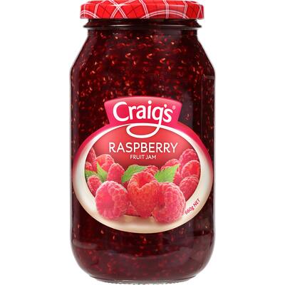 craigs fruit jam raspberry