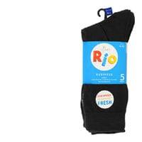 Rio Mens Socks Dress Crew Deodorised 6A