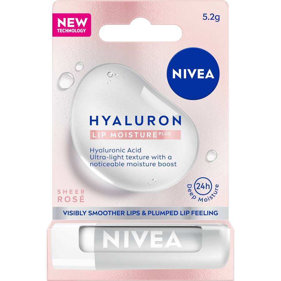 Nivea Hyaluron Lip Balm Sheer Rose