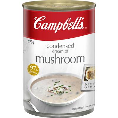campbell's soup cream of mushroom canned