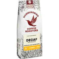 hummingbird coffee plunger decaf organic fair trade
