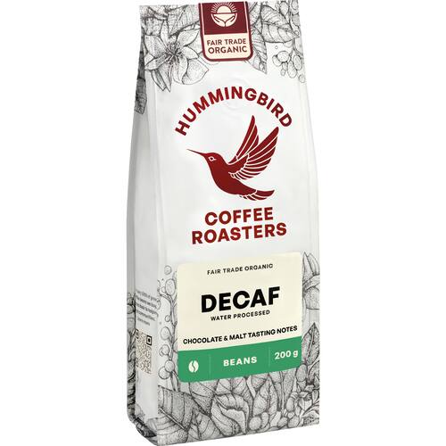 Hummingbird Coffee Beans Decaf Organic Fair Trade