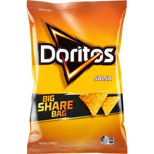 Doritos Corn Chips Salsa Party Bag Share Pack