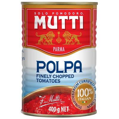mutti chopped tomatoes finely