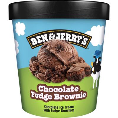 ben & jerry's ice cream chocolate fudge brownie