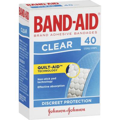 band aid plasters clear strips