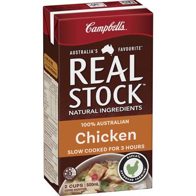 campbells real stock chicken stock liquid