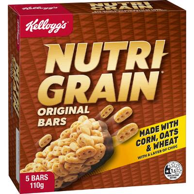 kelloggs nutrigrain cereal bars original