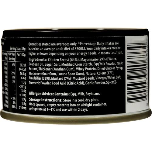 Woolworths Canned Chicken Mustard & Mayonnaise 85g bunch
