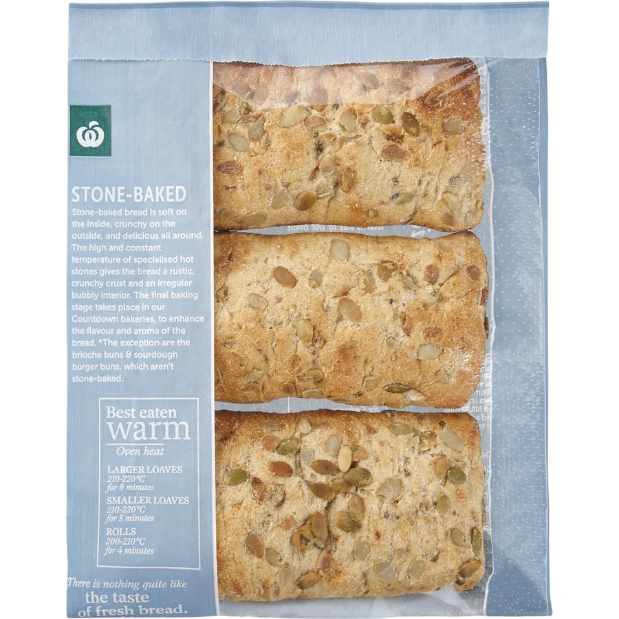 Woolworths Panini Pumpkin Purple Wheat