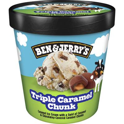ben & jerry's ice cream tripel caramel chunk