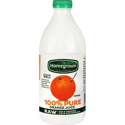 homegrown fruit juice orange