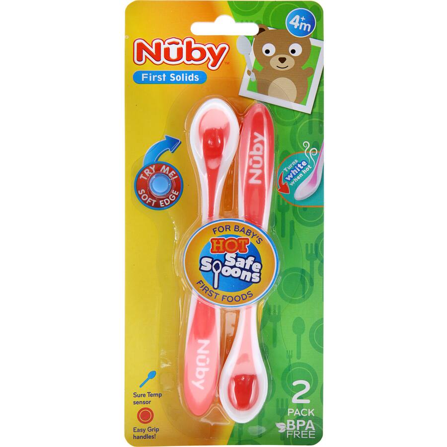 Nuby Baby Cutlery Hot Safe Spoons