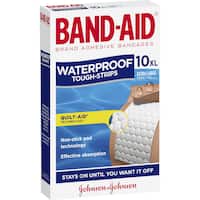 Band Aid Plasters Tough Strips Waterproof Extra Large