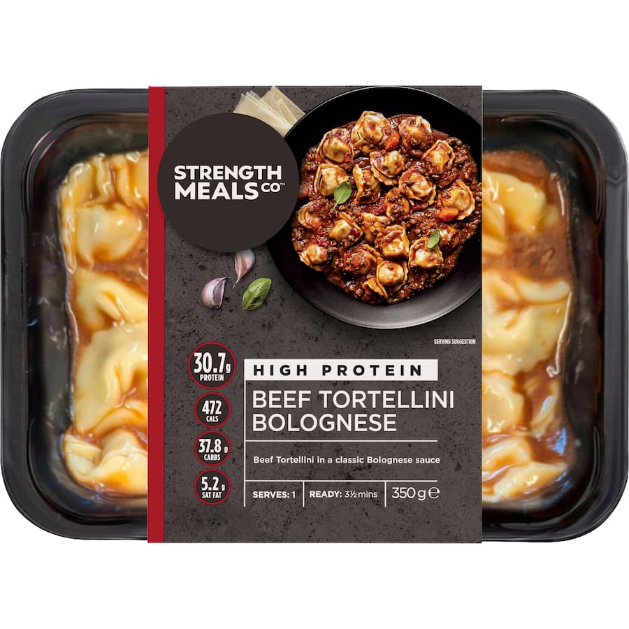 Strength Meals Co Bolognese Beef Tortellini