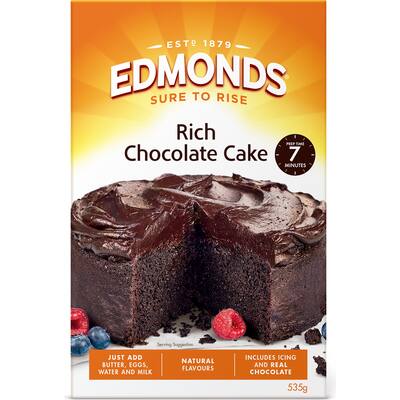 edmonds cake mix cafe style rich chocolate cake