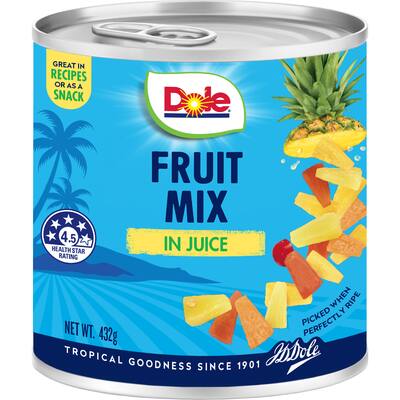 dole fruit salad mix in natural juice