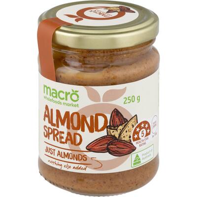 macro nut butter spread almond