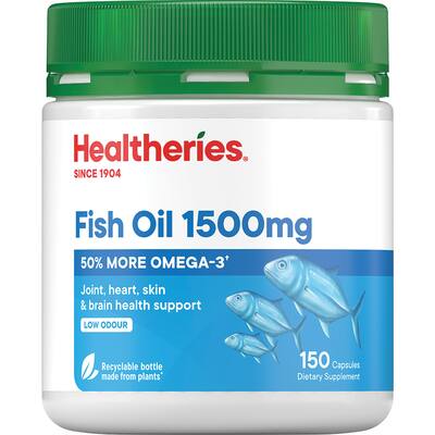 healtheries fish oil value pack 1500mg