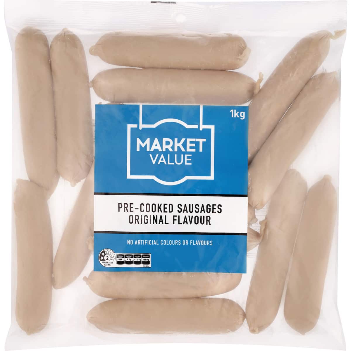 Precooked Market Value Precooked Sausages | bunch